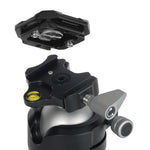 Vanguard Endeavor BT 264CGM65 Compact Packable Carbon Shooting Tripod w/ Low-Profile Ball Head and Compact Gun Mount Clamp