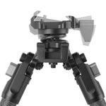 Vanguard Equalizer 3ARCA C Carbon Fiber Shooting Bipod | ARCA-Compatible Hunting Bipod for Prone, Sitting, Kneeling