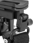 Vanguard Equalizer 3QS C Carbon Shooting Bipod | Quick-Release Picatinny Rail Hunting Bipod