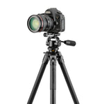 VEO 5 264AO28 Aluminum Outdoor Tripod w/ Pan Head for Scopes, Optics, and Cameras