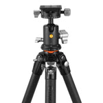 VEO 5 264CB-160S Carbon Tripod w/ Dual-Axis Head for Cameras & Smartphones