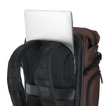 Vanguard VEO Lite B25L Camera & Everyday Backpack (Chocolate) – Fits Full-Frame Camera with 70–200mm Attached + 3–4 Lenses, 16