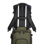 Vanguard VEO Lite B25L Camera & Everyday Backpack (Navy) – Fits Full-Frame Camera with 70–200mm Attached + 3–4 Lenses, 16