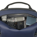 Vanguard VEO Lite B25L Camera & Everyday Backpack (Navy) – Fits Full-Frame Camera with 70–200mm Attached + 3–4 Lenses, 16