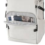 Vanguard VEO Lite B30L Camera & Everyday Backpack (Cream) – Fits Full-Frame Camera with 70–200mm Attached + 4 Lenses, 16