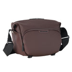 Vanguard VEO Lite S7L Camera & Everyday Shoulder Bag (Chocolate) – Fits Mirrorless Camera + Multiple Lenses, Tablet Storage, Removable Dividers, Easy-Clean Water-Resistant Design