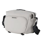 Vanguard VEO Lite S7L Camera & Everyday Shoulder Bag (Cream) – Fits Mirrorless Camera + Multiple Lenses, Tablet Storage, Removable Dividers, Easy-Clean Water-Resistant Design