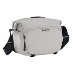 Vanguard VEO Lite S7L Camera & Everyday Shoulder Bag (Cream) – Fits Mirrorless Camera + Multiple Lenses, Tablet Storage, Removable Dividers, Easy-Clean Water-Resistant Design