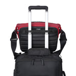Vanguard VEO Lite S7L Camera & Everyday Shoulder Bag (Red) – Fits Mirrorless Camera + Multiple Lenses, Tablet Storage, Removable Dividers, Easy-Clean Water-Resistant Design