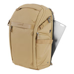 Vanguard VEO Metro Beige 30L Camera & Everyday Backpack – Fits 70–200mm Attached, 17