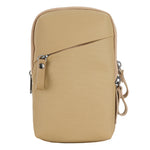 Vanguard VEO Metro SP Smartphone Pouch (Beige) – Fits Large Smartphones (Including iPhone 16/17 Pro Max), Dual Padded Compartments, Removable Strap, Weather-Resistant Design