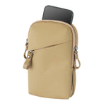 Vanguard VEO Metro SP Smartphone Pouch (Beige) – Fits Large Smartphones (Including iPhone 16/17 Pro Max), Dual Padded Compartments, Removable Strap, Weather-Resistant Design