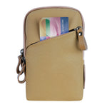 Vanguard VEO Metro SP Smartphone Pouch (Beige) – Fits Large Smartphones (Including iPhone 16/17 Pro Max), Dual Padded Compartments, Removable Strap, Weather-Resistant Design