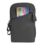 Vanguard VEO Metro SP Smartphone Pouch (Black) – Fits Large Smartphones (Including iPhone 16/17 Pro Max), Dual Padded Compartments, Removable Strap, Weather-Resistant Design