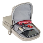 Vanguard VEO Metro SP Smartphone Pouch (Cream) – Fits Large Smartphones (Including iPhone 16/17 Pro Max), Dual Padded Compartments, Removable Strap, Weather-Resistant Design