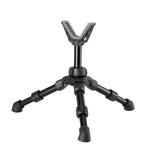 Vanguard VESTA VS-82V Ultra-Compact Tabletop Tripod with V-Yoke Shooting Rest – 360° Panning Yoke, Adjustable Aluminum Legs, Under 1 lb.